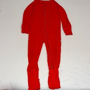 Little sleepies zippy RED 12-18 mo